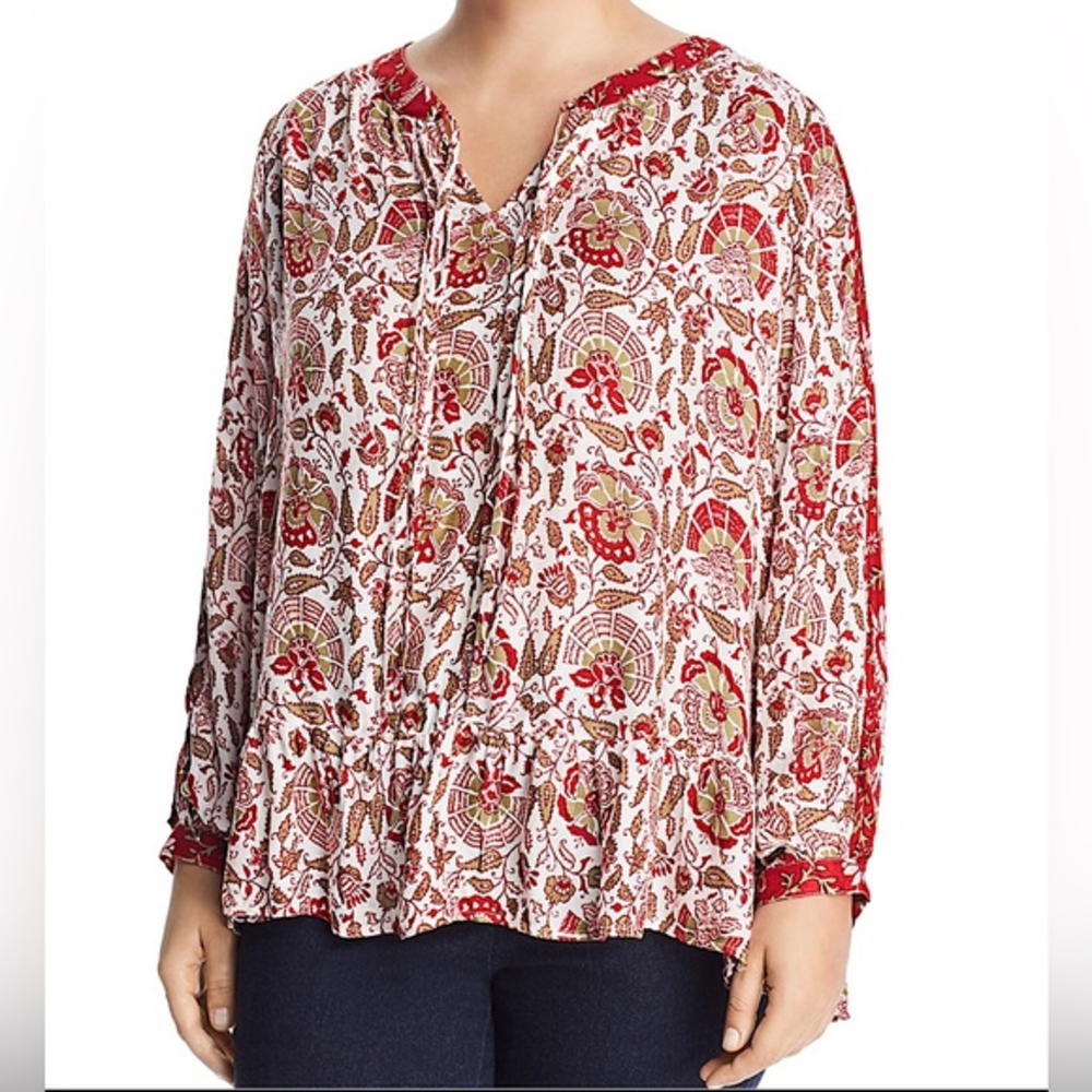 Lucky Brand  Paisley Pullover Long Shirt‎